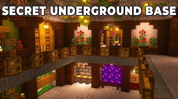 Minecraft: ULTIMATE Underground 2-Tier Base [Tutorial]
