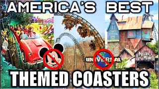 America's 15 BEST Themed Coasters (Non-Disney or Universal)