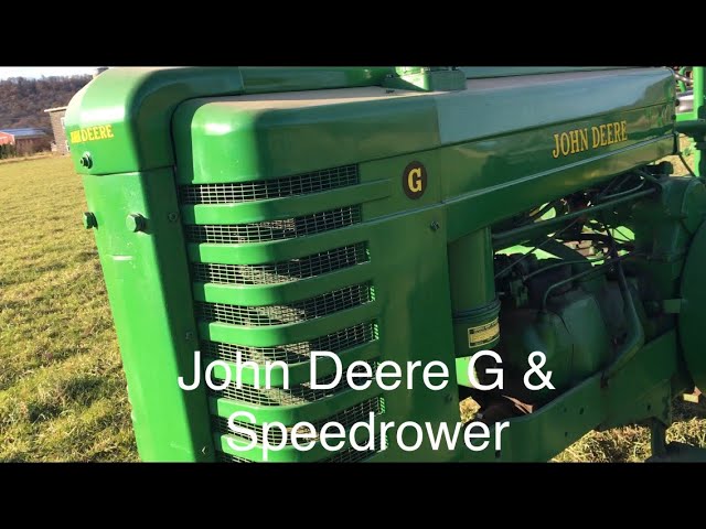 John Deere G 2 Cylinder Youtube