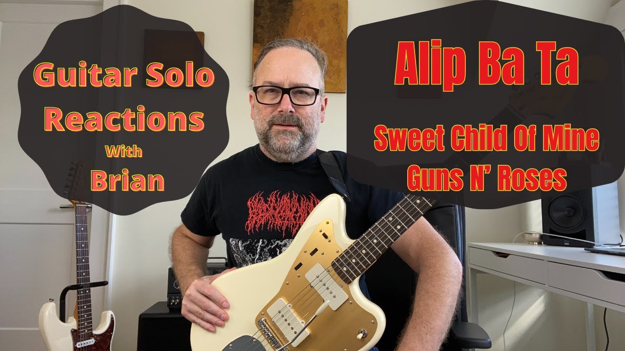 РЕАКЦИИ НА ГИТАРНОЕ СОЛО ~ ALIP BA TA ~ Sweet Child Of Mine #alipbata