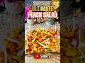 This Peach salad iss too good 😍| 5 min summer salad🤤| Easy and unique recipe|Fizz flavors #trending