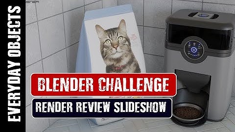 BLENDER CHALLENGE: EVERYDAY OBJECTS (RENDER REVIEW)