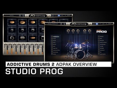 Addictive Drums 2 ADpak Overview: Studio Prog