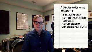 Form Analysis with Dr. Wilks | Harmonic aspects of the phrase & Cadences