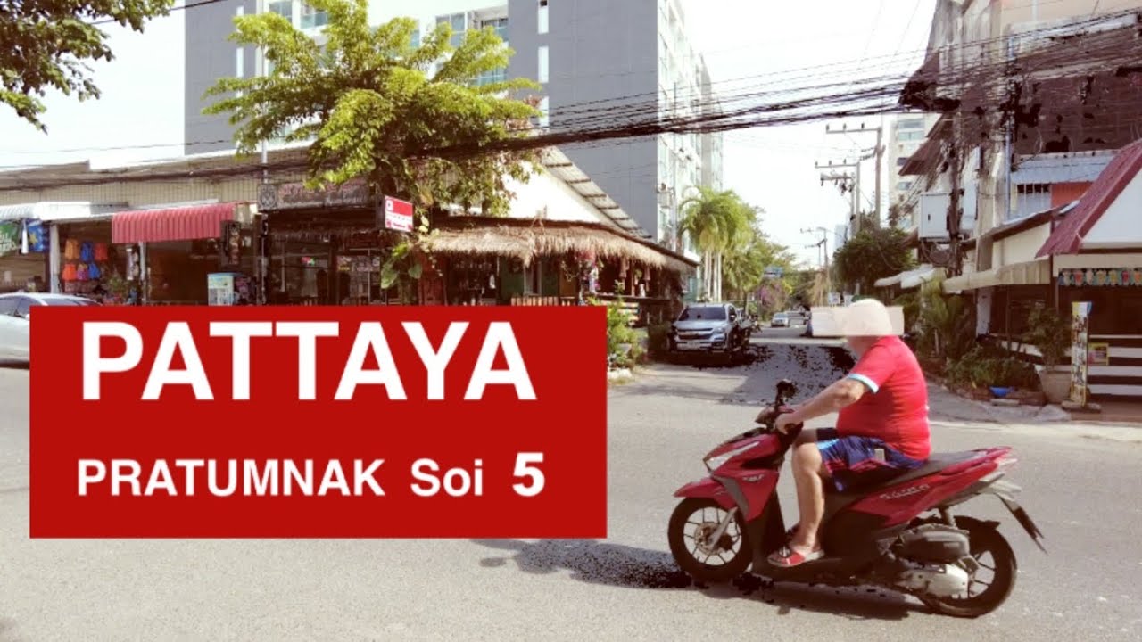 PATTAYA Pratumnak soi 5 on December 2020, Very quiet on High season   
