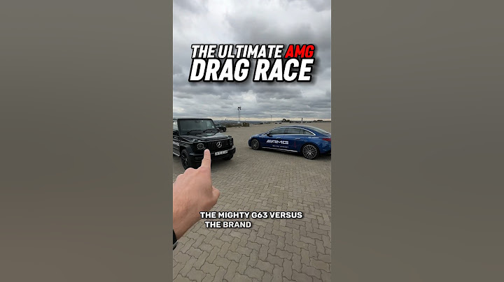 Mercedes-Benz AMG Drag Race! G63 vs EQE 43