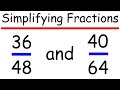 Simplifying Fractions Quiz