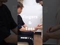 【ASMR chiro cracking ボキボキ整体 】ボリボリいく手指と足趾集めました！ Fingers and toes joints adjustment from Japan #shorts