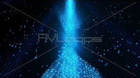 Blockchain Technology Concept in Futuristic Binary Secure Network - IncrediVFX - AVloops