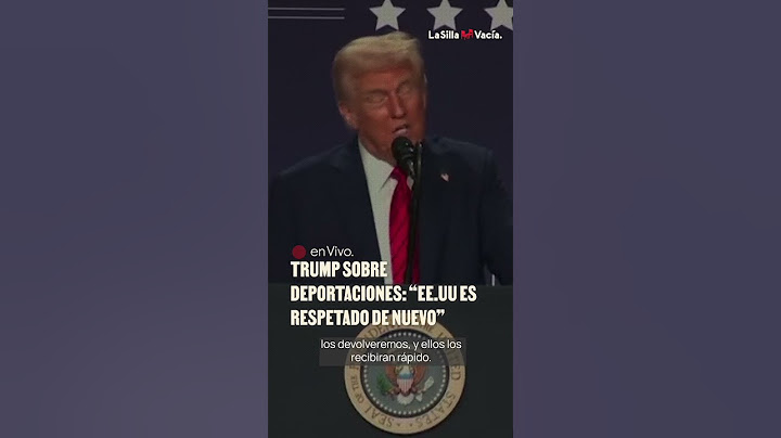 Trump sobre deportaciones: “EE.UU es respetado de nuevo”