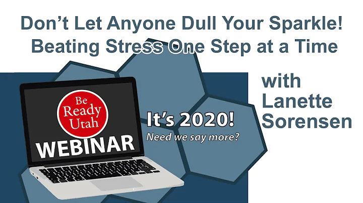 Dont Let Anyone Dull Your Sparkle! Beat Stress 1 S...