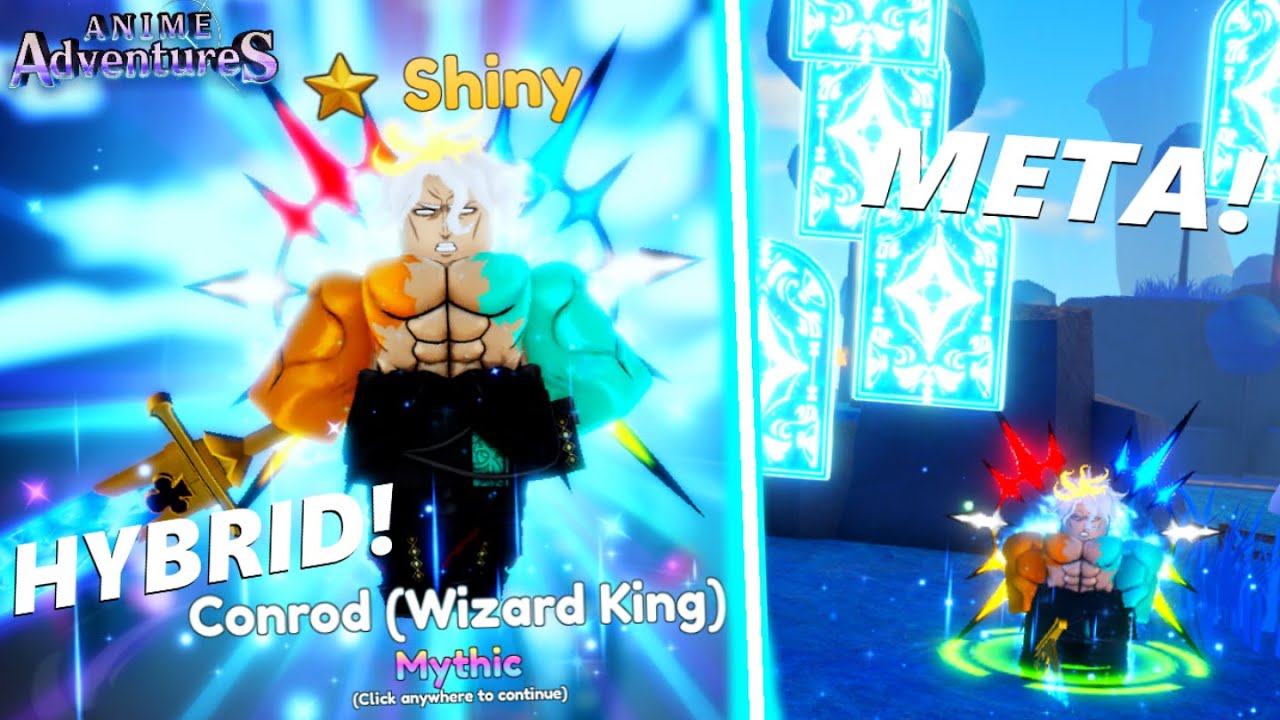 Showcasing New Evolved Shiny Conrod Wizard King Is INSANELY Strong In Anime  Adventures Update 16! 