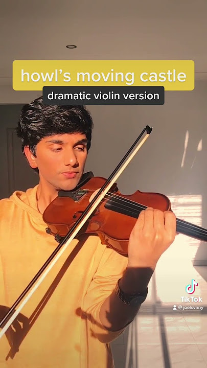 howl’s moving castle (violin version) #shorts