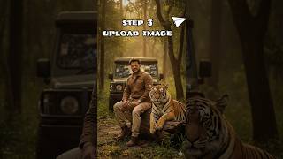Tiger Photo Editing Using Google Gemini AI || Realistic Wildlife Edit 2025