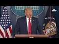 President Trump Holds a Press Briefing