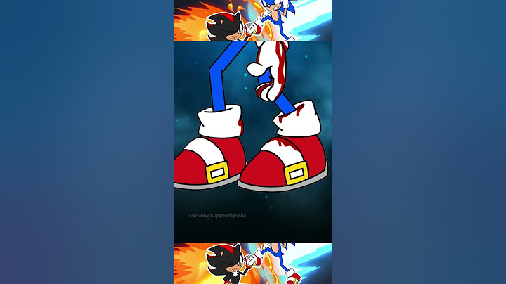 Sonic Fights Shadow The Hedgehog PG-13