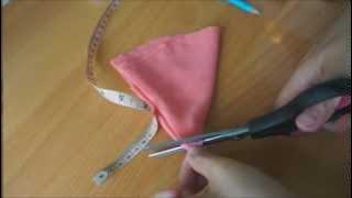 How to make doll outfit 20 High Low Skirt