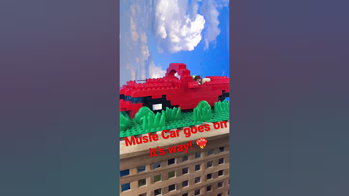 Lego Duplo Muscle Car goes on it’s way!❤️‍🔥 #legoduplo #shorts #stopmotion
