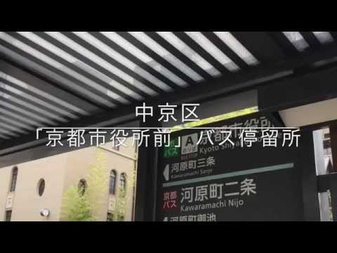 ユキサキナビ 京都市営バス 京都市役所前 バス停留所 京都市中京区 ユキサキナビ 京都市営バス 京都市役所前 バス停留所 京都市中京区