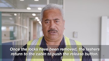Ports of Auckland lash platforms: Improving safety