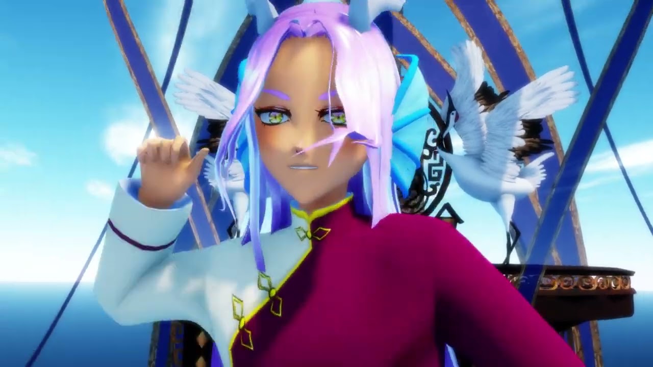 (MMD X VRoid) 'Ye Mingzhu 夜明珠 イエミンジュ'【Ah Ying 阿盈 | 马来西亚vtuber #myvt 】#mmd #shorts | MYViki