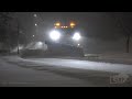 12-24-2020 Erie, PA - Christmas Eve Snow Storm - Slide Offs, Plow Trucks, Christmas Lights