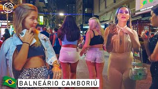 🇧🇷 Brazil Nightlife: Balneário Camboriú Beach, Southern Brazil | 2022 【 4K Uhd 】