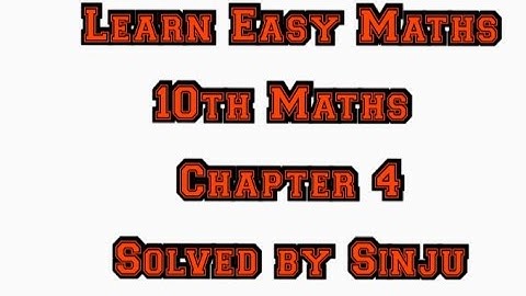 10th Maths Chapter 4 Example 4.24 Samacheer State board Tamil English medium