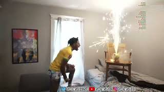 IShowSpeed launching pikachu firework inside house screenshot 3