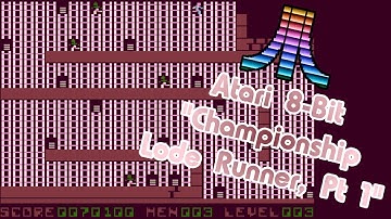 Atari 8-Bit Long Play, Championship Lode Runner (Part 1 of ?)