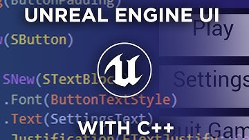 Make UI With C++: How to use Slate in Unreal Engine