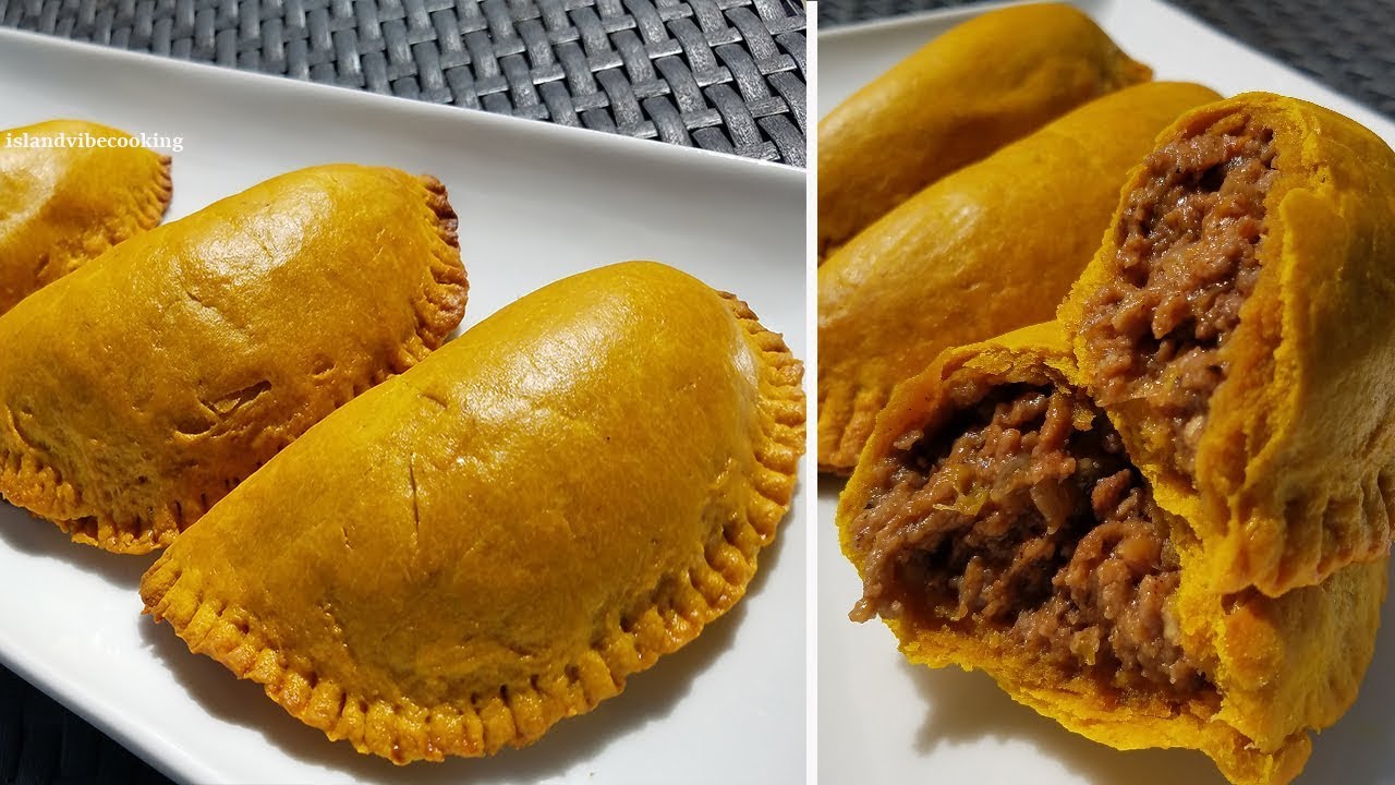 Jamaican Meat Pie or Jamaican Beef Patty (VIDEO)
