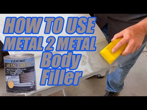 How to use METAL BODY FILLER – Metal to Metal or All Metal Filler – 1967 Pontiac Firebird 400