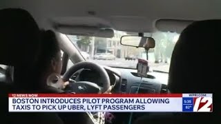 Boston pilot program allows taxis to use rideshare apps
