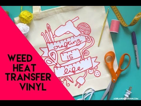 How to remove heat transfer vinyl from fabric - A girl and a glue gun