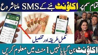  Wallet Sim per Account ke message ana shuro | latest update bisp | 8171 new update today | Ehsaas