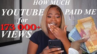 How much YouTube paid me for a hundred thousand views in South Africa + info on how earnings work