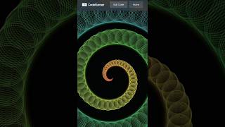Code Magic ✨Visual Code 🔥Animation Loop 🔁#coding #javascript #html #css #animation #creativecoding