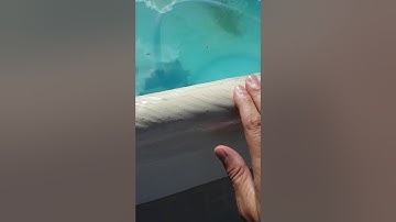 intex above ground pools frayed or fraying vinyl pool liner fix, patch part 2.
