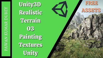 Unity Terrain Texture | Unity Level Design Tutorial | Unity Terrain Texture Painting - 03