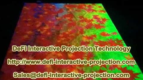 DEFI Interactive floor/wall projection system basic version with 62 effects from $200 to $650