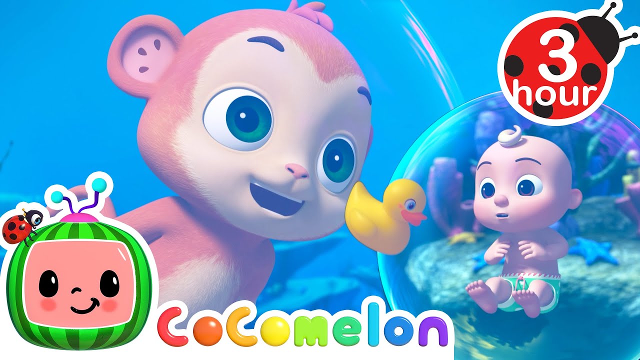 ⁣Swimming Song + More Cocomelon - Nursery Rhymes | Fun Cartoons For Kids | Moonbug Kids