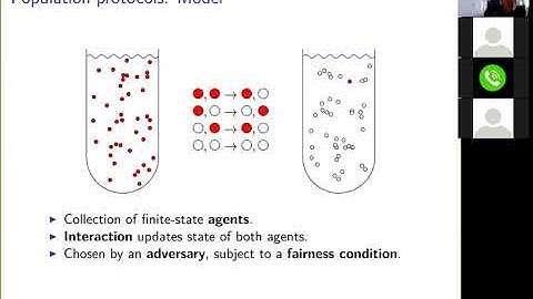 PODC2020 Wednesday Keynote: James Aspnes on "Population Protocols"