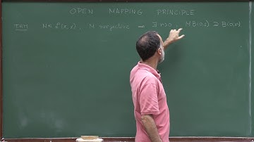 Doctorate program: Functional Analysis - Lecture 30: Open map principle.