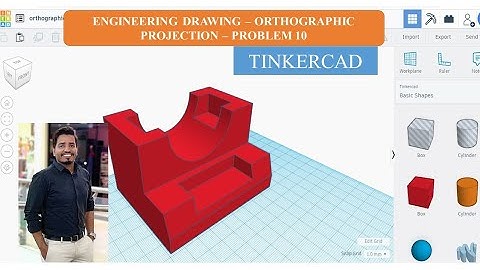 Engineering Drawing | Orthographic Projections Prob 10 | Easy Drawing Techniques | Learn with nikhil