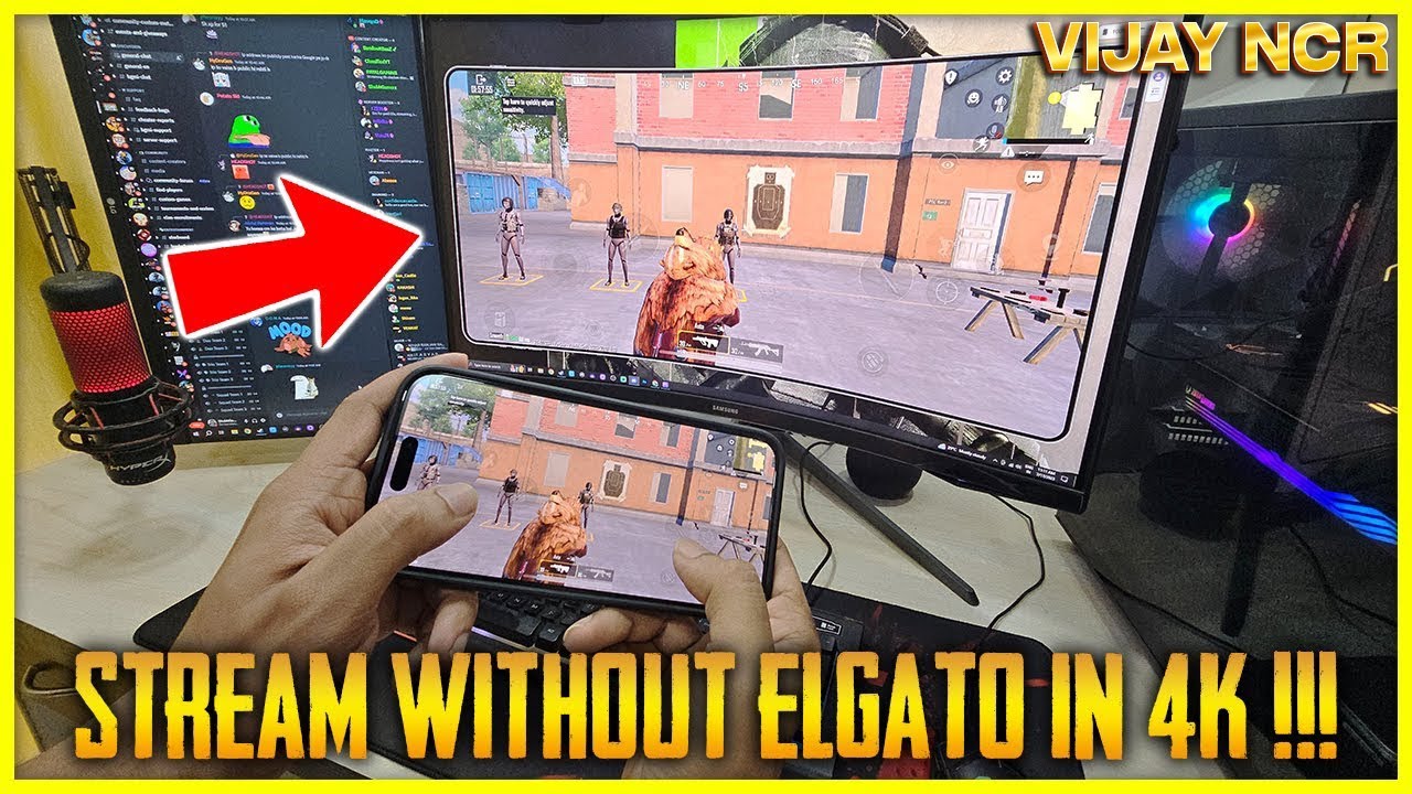 How to Live Stream Any Game on YouTube With Your Phone Wireless😱 ...