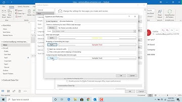 How to change Default Font or Text Color for email messages in Outlook - Office 365