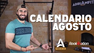 Calendario de Entrenamiento Agosto 2020 // FUERZA + QUEMA DE GRASA