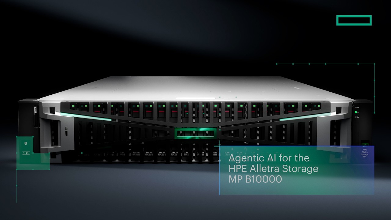 Agentic AI for HPE Alletra Storage MP B10000