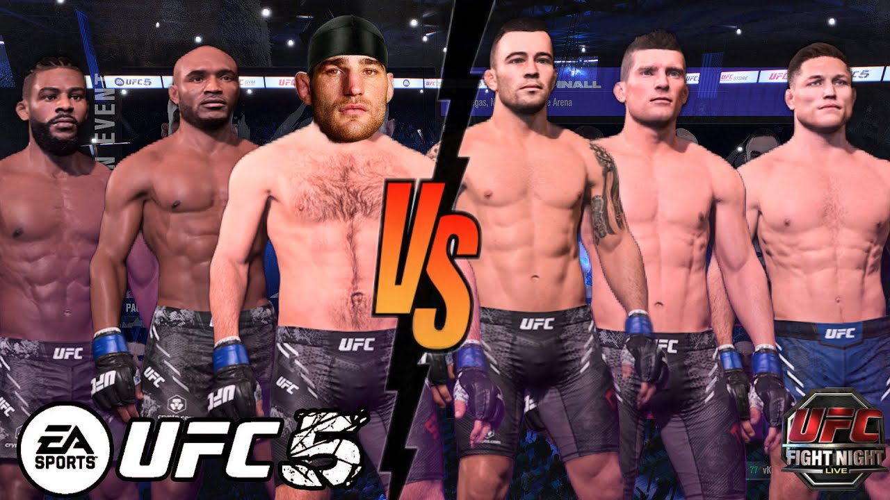 THE BEST BLACK vs THE BEST WHITE UFC FIGHTERS